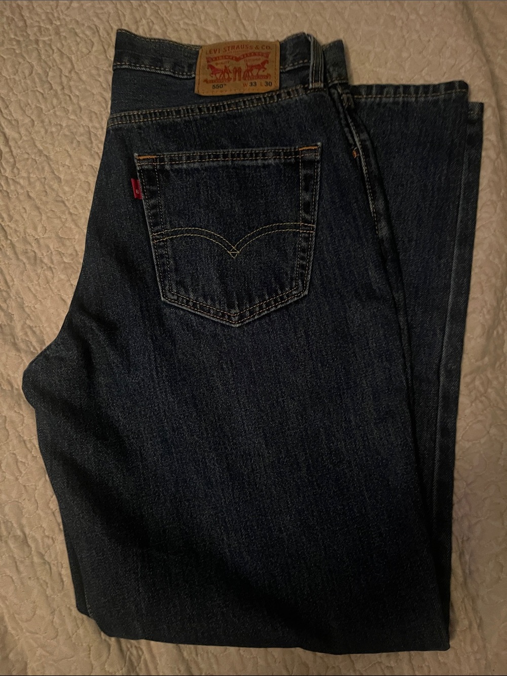 Levi's Men's Indigo Relaxed Fit Jeans